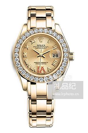 劳力士PEARLMASTER系列80298-香槟色腕表
