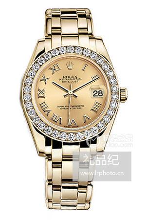 劳力士PEARLMASTER系列81298-香槟色罗马盘腕表